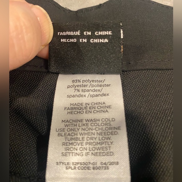 Copper Fit Men's Motion Fit Pants Black Moisture Wicking Size Medium 34x32 NWOT - Picture 6 of 11